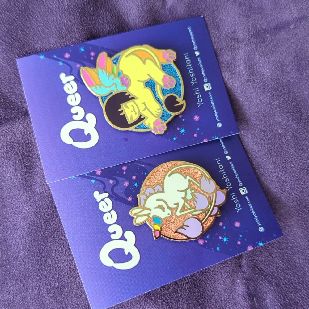 Queer Mythology Enamel Pins